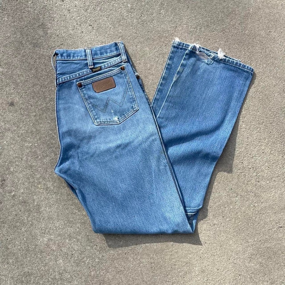 Vintage wrangler light wash jeans